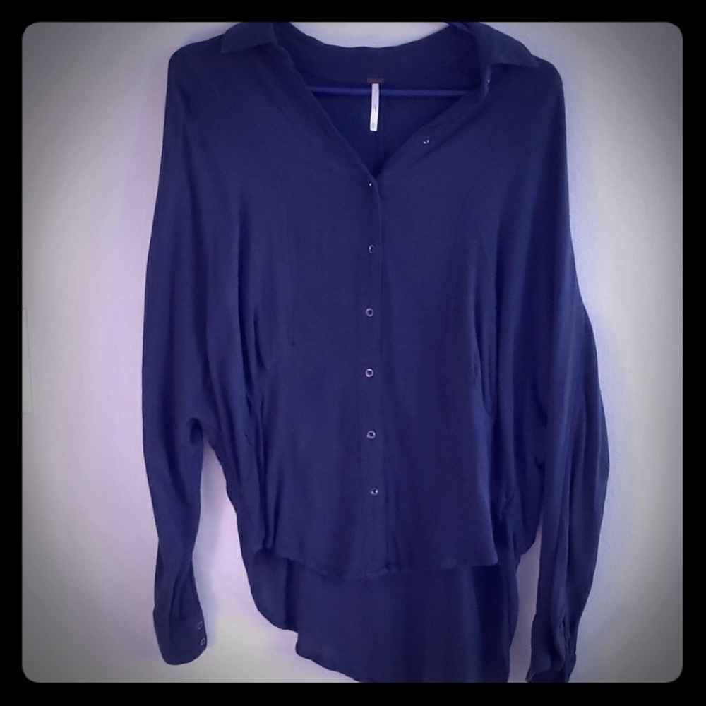 Free People grey tunic